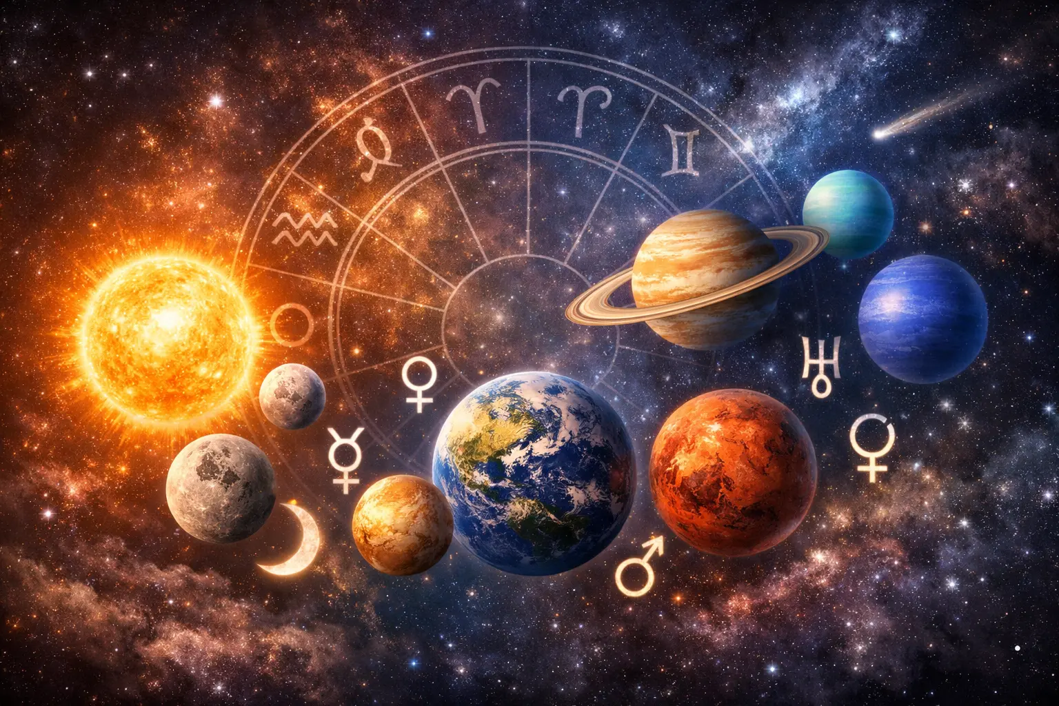 Planete u astrologiji i njihova simbolika